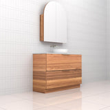Celeste Duo - 1200mm Blackbutt Freestanding Vanity