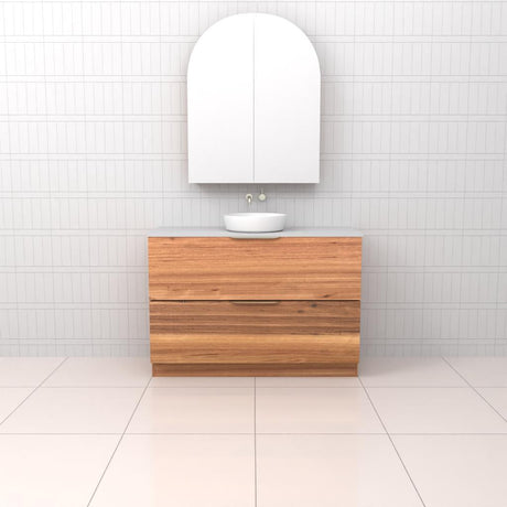 Celeste Duo - 1200mm Blackbutt Freestanding Vanity
