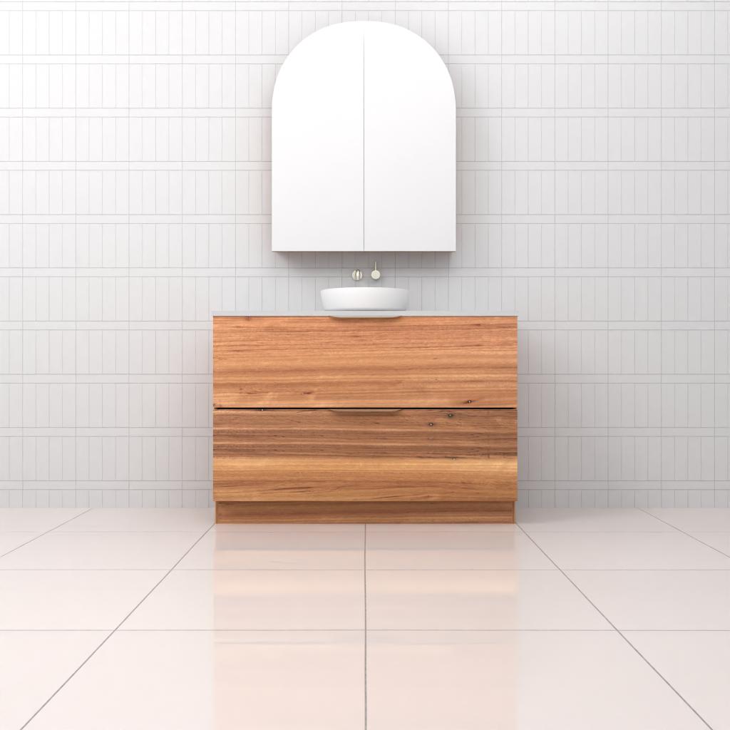 Celeste Duo - 1200mm Blackbutt Freestanding Vanity