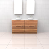 Celeste Duo - 1500mm Blackbutt Freestanding Vanity