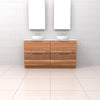 Celeste Duo - 1500mm Blackbutt Freestanding Vanity