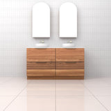 Celeste Duo - 1500mm Blackbutt Freestanding Vanity