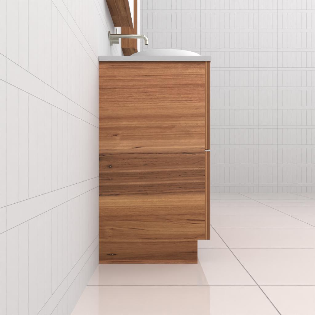 Celeste Duo - 1800mm Blackbutt Freestanding Vanity