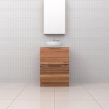 Celeste Duo - 600mm Blackbutt Freestanding Vanity