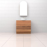 Celeste Duo - 900mm Blackbutt Freestanding Vanity
