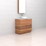 Celeste Duo - 900mm Blackbutt Freestanding Vanity