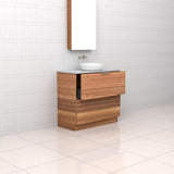 Celeste Duo - 900mm Blackbutt Freestanding Vanity