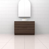 Celeste Duo - 1200mm Espresso Oak Freestanding Vanity