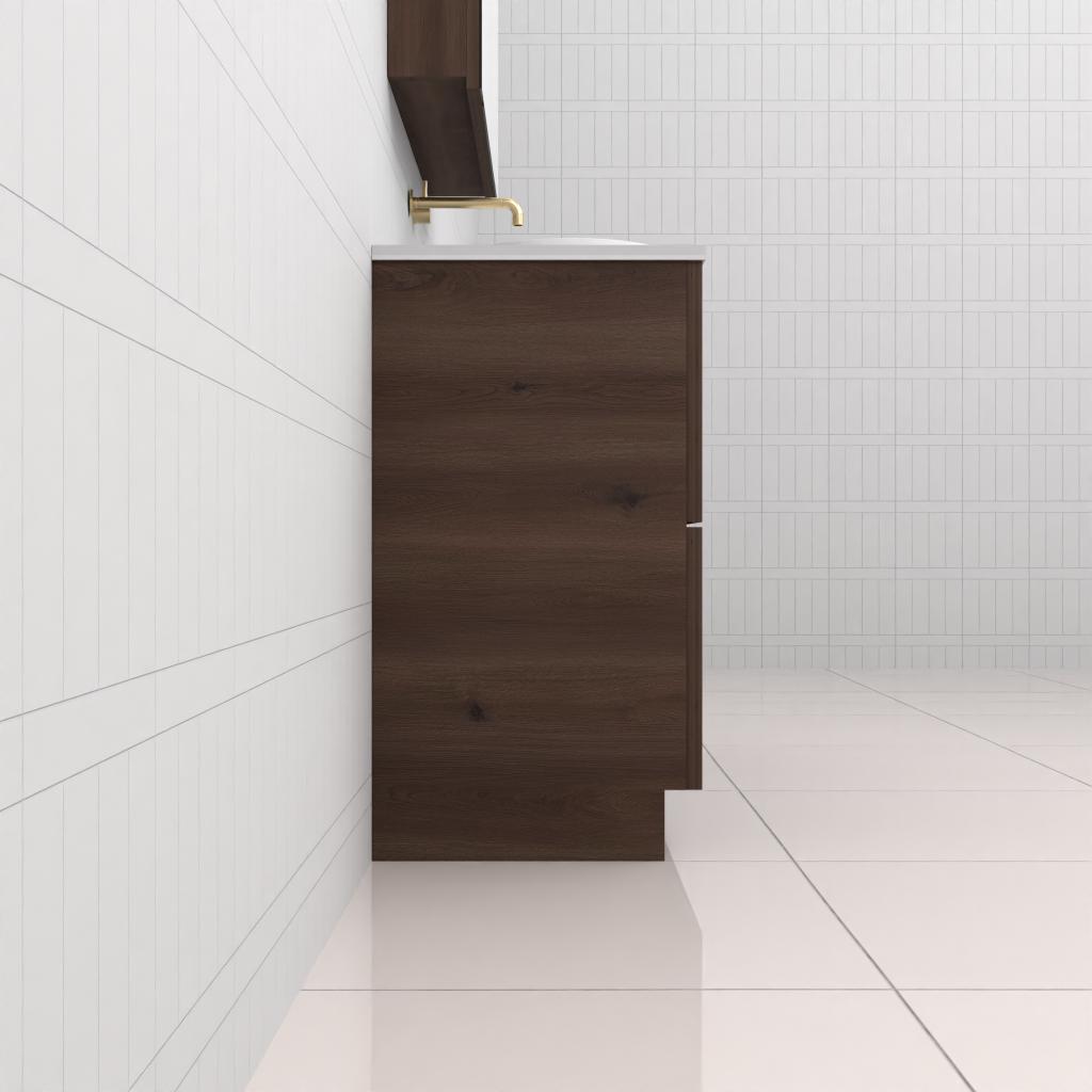Celeste Duo - 1200mm Chestnut Freestanding Vanity