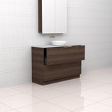 Celeste Duo - 1200mm Espresso Oak Freestanding Vanity