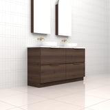 Celeste Duo - 1500mm Chestnut Freestanding Vanity
