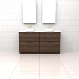 Celeste Duo - 1500mm Chestnut Freestanding Vanity