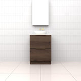 Celeste Duo - 600mm Chestnut Freestanding Vanity