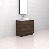 Celeste Duo - 900mm Chestnut Freestanding Vanity
