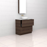 Celeste Duo - 900mm Chestnut Freestanding Vanity