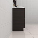 Celeste Duo - 1500mm Espresso Oak Freestanding Vanity