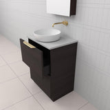Celeste Duo - 600mm Espresso Oak Freestanding Vanity