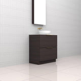 Celeste Duo - 750mm Espresso Oak Freestanding Vanity