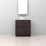 Celeste Duo - 750mm Espresso Oak Freestanding Vanity