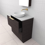 Celeste Duo - 750mm Espresso Oak Freestanding Vanity