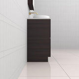 Celeste Duo - 750mm Espresso Oak Freestanding Vanity