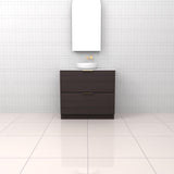 Celeste Duo - 900mm Espresso Oak Freestanding Vanity