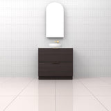 Celeste Duo - 900mm Espresso Oak Freestanding Vanity