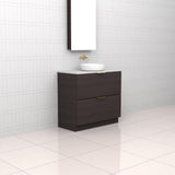Celeste Duo - 900mm Espresso Oak Freestanding Vanity