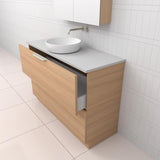 Celeste Duo - 1200mm Nordic Oak Freestanding Vanity