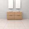 Celeste Duo - 1500mm Nordic Oak Freestanding Vanity