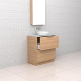 Celeste Duo - 750mm Nordic Oak Freestanding Vanity