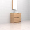 Celeste Duo - 900mm Nordic Oak Freestanding Vanity