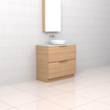 Celeste Duo - 900mm Nordic Oak Freestanding Vanity