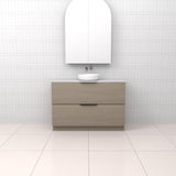 Celeste Duo - 1200mm Smoked Ash Freestanding Vanity