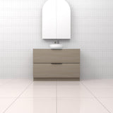 Celeste Duo - 1200mm Smoked Ash Freestanding Vanity