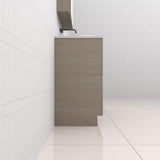 Celeste Duo - 1200mm Smoked Ash Freestanding Vanity