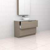 Celeste Duo - 1200mm Smoked Ash Freestanding Vanity