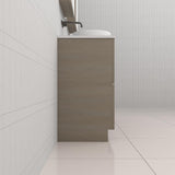 Celeste Duo - 1500mm Smoked Ash Freestanding Vanity