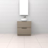 Celeste Duo - 750mm Smoked Ash Freestanding Vanity