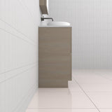 Celeste Duo - 750mm Smoked Ash Freestanding Vanity