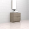 Celeste Duo - 900mm Smoked Ash Freestanding Vanity
