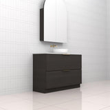 Celeste Duo - 1200mm Smoked Onyx Freestanding Vanity
