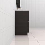 Celeste Duo - 1200mm Smoked Onyx Freestanding Vanity
