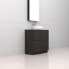 Celeste Duo - 750mm Smoked Onyx Freestanding Vanity