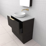 Celeste Duo - 750mm Smoked Onyx Freestanding Vanity