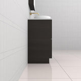 Celeste Duo - 750mm Smoked Onyx Freestanding Vanity