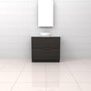 Celeste Duo - 900mm Smoked Onyx Freestanding Vanity