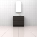 Celeste Duo - 900mm Smoked Onyx Freestanding Vanity