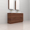 Celeste Duo - 1500mm Tasmanian Blackwood Freestanding Vanity