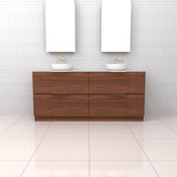 Celeste Duo - 1800mm Tasmanian Blackwood Freestanding Vanity